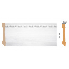 Плинтус напольный DECOMASTER 195-16 (95*14*2400мм)