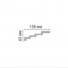 Плинтус потолочный гладкий DECOMASTER DP-375 (65*158*2400мм)