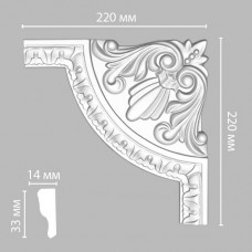 Угол DECOMASTER 98027-1 (220*220*14мм)