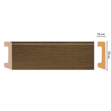 Плинтус напольный DECOMASTER D234-88ДМ (58*16*2400 мм)