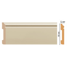 Плинтус напольный DECOMASTER D005-61ДМ (79*13*2400мм)