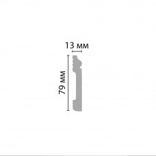 Плинтус напольный DECOMASTER D005-82ДМ (79*13*2400мм)