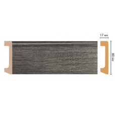 Плинтус напольный DECOMASTER D235-87 ДМ (80*17*2400 мм)
