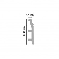 Плинтус напольный DECOMASTER D232-16ДМ (100*22*2400мм)