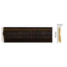 Плинтус напольный DECOMASTER 153-1 ДМ (95*12*2400 мм)