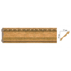 Плинтус потолочный DECOMASTER 154-58 (77*77*2400мм)