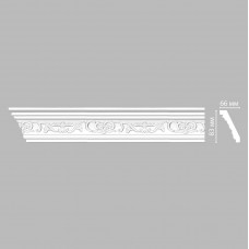 Плинтус потолочный с рисунком DECOMASTER 95036F гибкий (83*66*2400мм)
