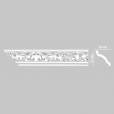 Плинтус потолочный с рисунком DECOMASTER 95292F гибкий (94*94*2400мм)