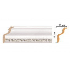 Плинтус потолочный DECOMASTER 148B-60 ДМ (45*30*2400 мм)