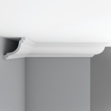 Плинтус потолочный гладкий DECOMASTER 96274 (120х120х2400мм)
