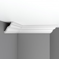 Плинтус потолочный гладкий DECOMASTER 96625F гибкий (95*80*2400мм)