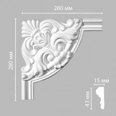 Угол DECOMASTER 97154-1 (280*280*28мм)