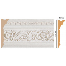Плинтус потолочный D214-19D ДМ(150*38*2400 мм)