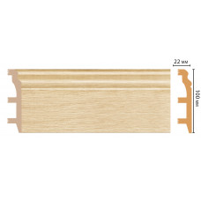 Плинтус напольн.DECOMASTER D232-71 ШК/14 (100*22*2400 мм)