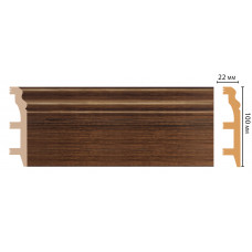 Плинтус напольный DECOMASTER D232-74 ШК/14 (100*22*2400мм)