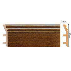 Плинтус напольн.DECOMASTER D232-75 ШК/14 (100*22*2400 мм)