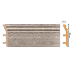 Плинтус напольный DECOMASTER D232-77ДМ (100*22*2400мм)