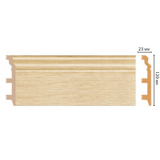 Плинтус напольный DECOMASTER D233-71 ШК/8 (120*23*2400мм)