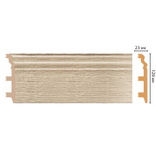 Плинтус напольный DECOMASTER D233-72ДМ (120*23*2400 мм)