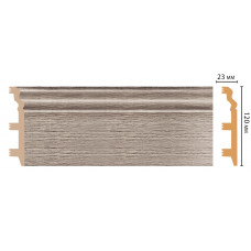 Плинтус напольный DECOMASTER D233-77 ШК/8 (120*23*2400мм)