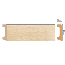 Плинтус напольный DECOMASTER D234-71ДМ (58*16*2400 мм)