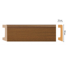Плинтус напольный DECOMASTER D234-85 ДМ (58*16*2400 мм)
