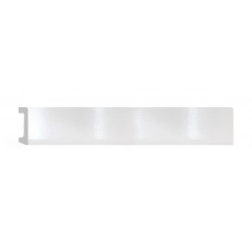 Плинтус напольный DECOMASTER D235-114 (80*17*2400мм) белый глянец