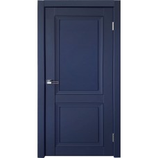 Дверь межкомнатная Деканто 1 синий бархат глухая