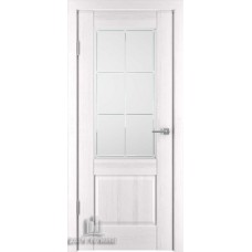 Дверь межкомнатная Баден 2 эмаль белая (ral 9003) остекленная