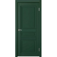 Дверь межкомнатная Деканто 3 зеленый бархат глухая