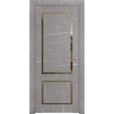 Дверь межкомнатная Neo Loft 301 Marable Soft Touch торос серый остекленная