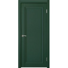 Дверь межкомнатная Деканто 2 зеленый бархат глухая
