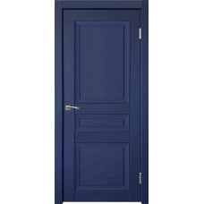 Дверь межкомнатная Деканто 3 синий бархат глухая