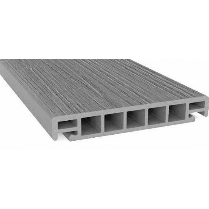 Террасная доска Savewood Salix пепельный.